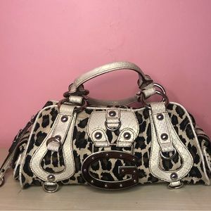 Vintage Guess purse leopard print